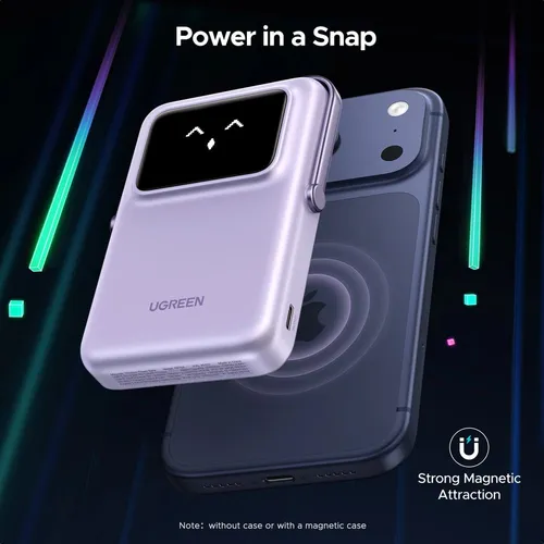 UGREEN 45328 20W 10000mAh Uno Magnetic Wireless Power Bank With Stand