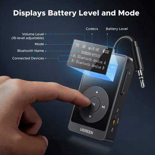 UGREEN 45492 Bluetooth Audio Receiver/Transmitter