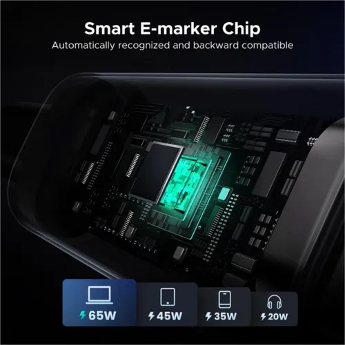 UGREEN 45612 Uno USB-C to USB-C PD Fast Charging Cable.
