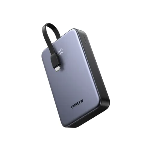 UGREEN 45762 20W 20000mAh Power Bank with Build-In Cable