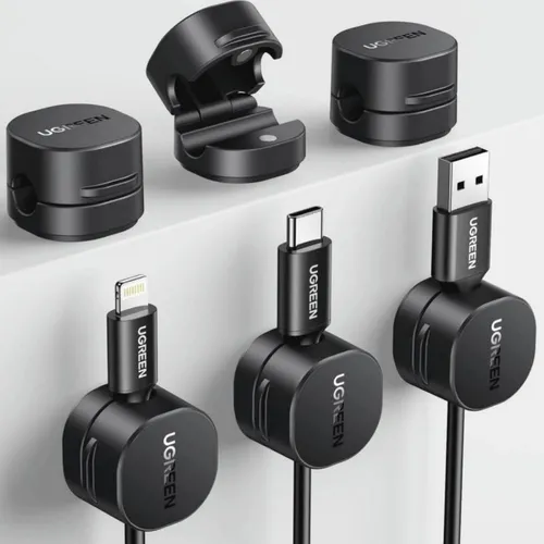 UGREEN 45797 Magnetic Cable Organizer 3-Pack