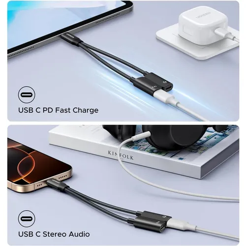 UGREEN 45800 2 In1 Audio Adapter