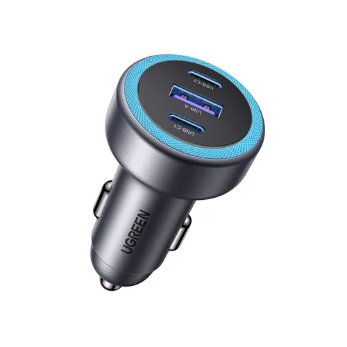UGREEN 45843 30W 3 Port Fast Car Charger