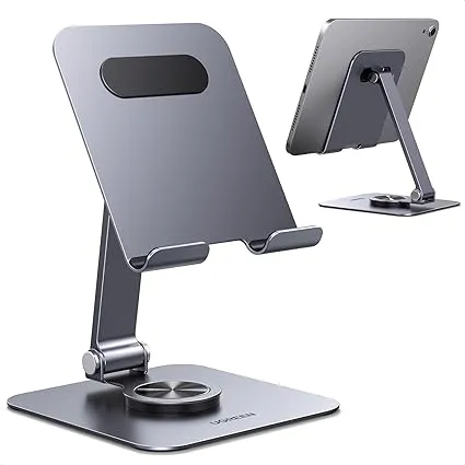 UGREEN 45860 Tablet Stand Holder for Desk 360° Rotating Base Aluminum Tablet Holder