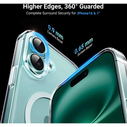 UGREEN 45925 iPhone 16 Classy Clear Magnetic Protective Case