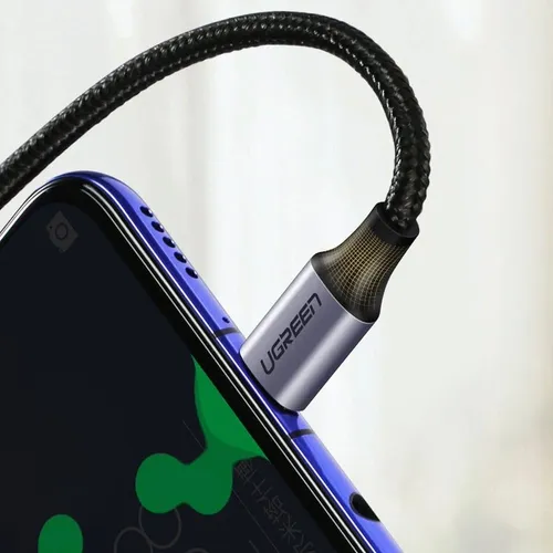 UGREEN 50125 60W 3A Max Type-C to Type-C PD 2M 90 Degree Cable