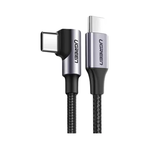 UGREEN 50125 60W 3A Max Type-C to Type-C PD 2M  90 Degree Cable