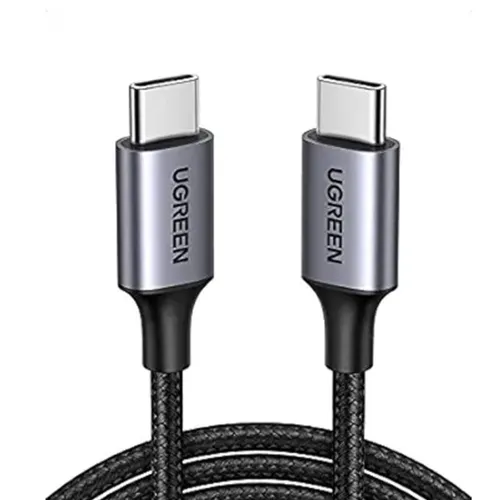 Ugreen 50150 60W Type-C to Type-C PD Fast Charging Cable 1m Gray Black