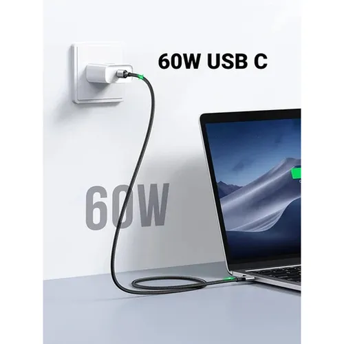 UGREEN 50150 Type-C to Type-C Nickel Plating Aluminum Shell PD Round 1M Cable