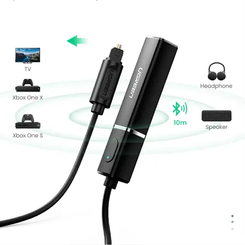 Ugreen 50213 Bluetooth 5.0 Transmitter with Optical Plug Audio Adapter