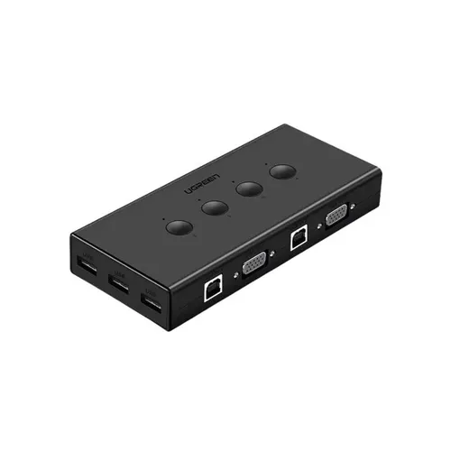 UGREEN 50280 CM154- 4 Port USB KVM Switch Box Adapter