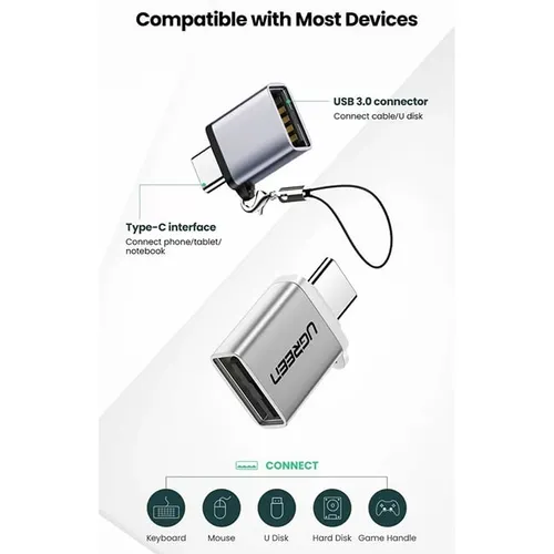 UGREEN 50283 USB-C to USB 3.0 F/M Transmission Adapter