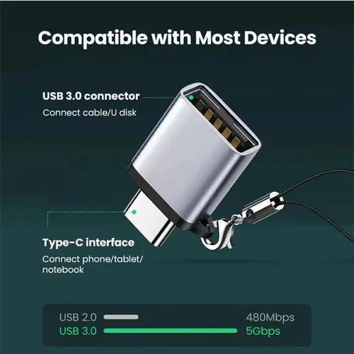 UGREEN 50283 USB-C to USB 3.0 F/M Transmission Adapter