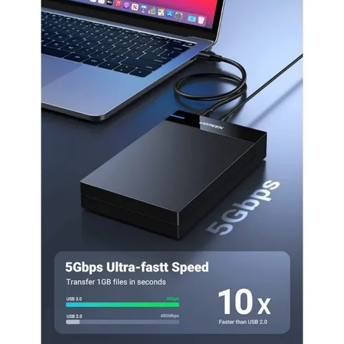 UGREEN 50422 3.5 Inch Sata External Hard Drive Enclosure