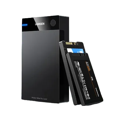 Ugreen 50424 USB 3.0 3.5'' Hard Drive Enclosure Black