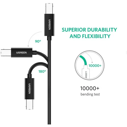 UGREEN 50446  USB-C to USB-B 2.0 Printer 2M Cable