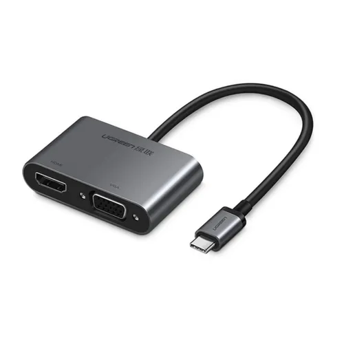 UGREEN 50505 4-in-1 USB-C – HDMI / VGA / USB-A 3.0 / USB-C PD Adapter