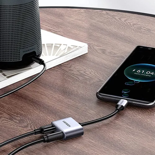 UGREEN 50596 Type-C to 3.5mm Audio and Charging Adapter