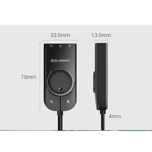 Ugreen 50599 USB External Sound Card Audio Adapter