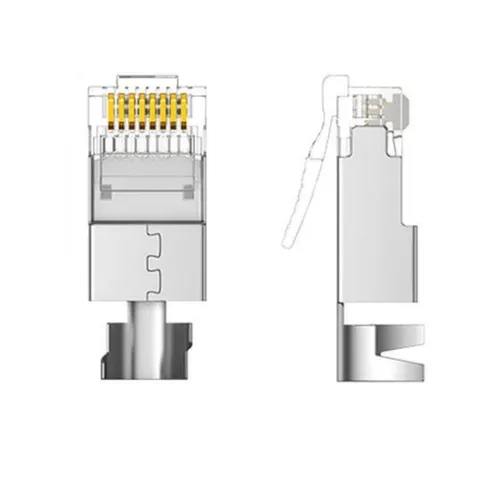 Ugreen 50634 CAT7 FTP RJ45 Modular Plugs Two Piece Gold Plated 50u 10 pieces
