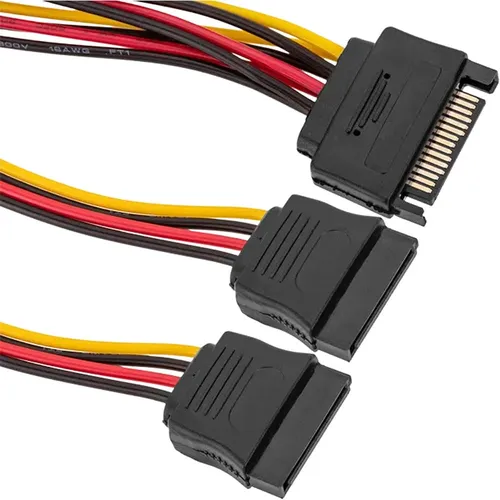 UGREEN 50719 Sata Power Male To Dual Sata Power Cable