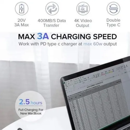 UGREEN 50751 USB 3.1 Type-C to Type-C 1.5M Cable