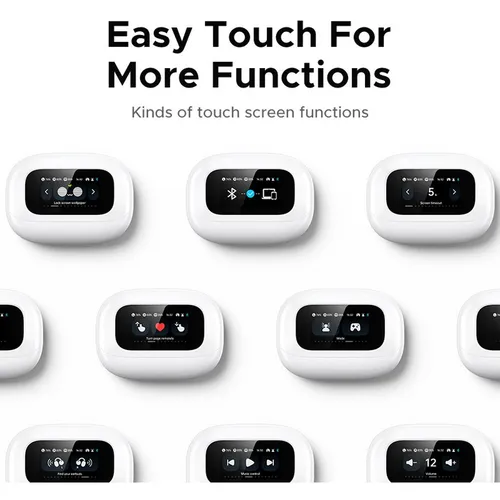 UGREEN 55136 S6 ClipBuds Magic Smart Touch Display Control True Wireless Earbuds