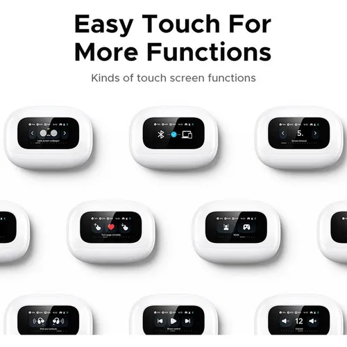 UGREEN 55136 S6 ClipBuds Magic Smart Touch Display Control True Wireless Earbuds