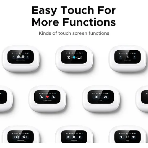 UGREEN 55136 S6 ClipBuds Magic Smart Touch Display Control True Wireless Earbuds
