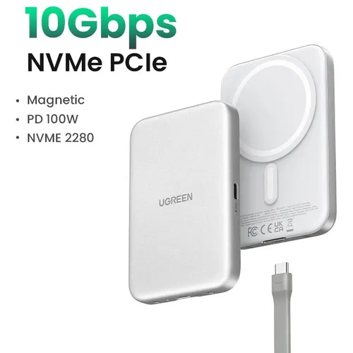 UGREEN  55151 Magnetic M.2 NVMe SSD Enclosure