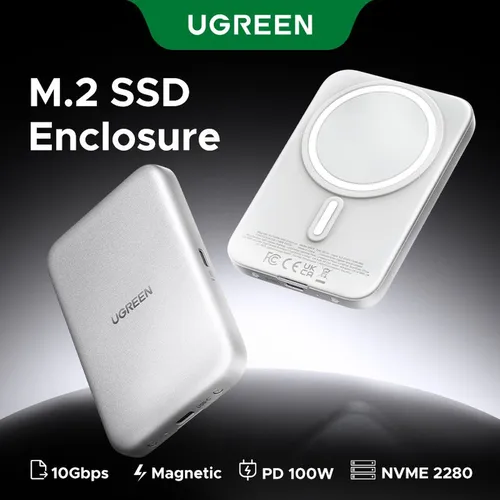 UGREEN  55151 Magnetic M.2 NVMe SSD Enclosure