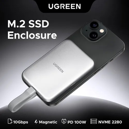 UGREEN 55151 Magnetic M.2 NVMe SSD Enclosure