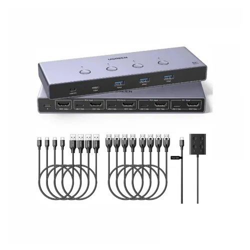 UGREEN 55397 8K@60Hz HDMI KVM Switch 4 IN 1 Out