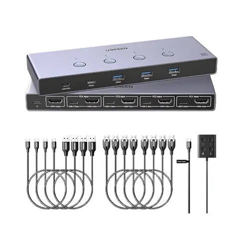 UGREEN 55397 HDMI KVM Switch 4 In 1 Out AK701