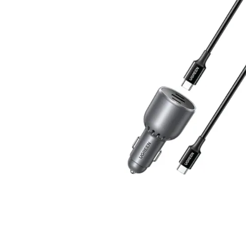 UGREEN 55511 EC705 130W 3-Port Fast Car Charger with 100W Cable
