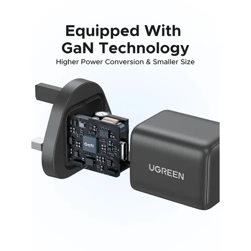 UGREEN 55529 GaN 20W Type-C UK Pin Fast Charger