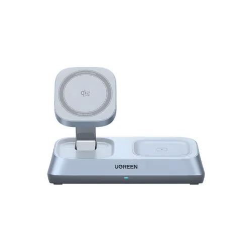 UGREEN 55678 MagFlow Qi2 25W 3-in-1 Magnetic Wireless Charger UK W711