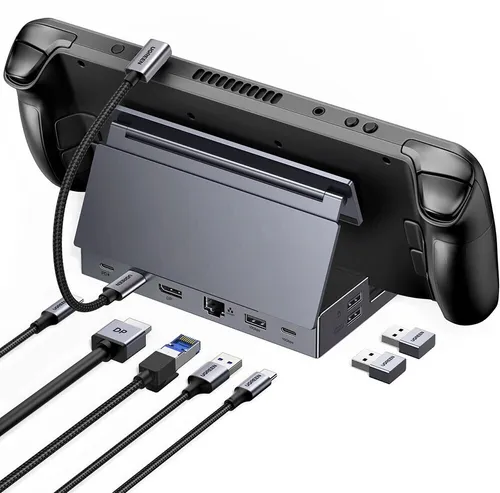 UGREEN 55733 Steam Deck Dock 9-in-1 USB C Docking Station with Foldable Stand