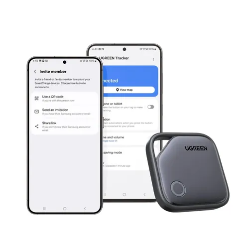 UGREEN 55769P 2x Pack Smart Finder Tag Tracker Bluetooth Supports Android CM829