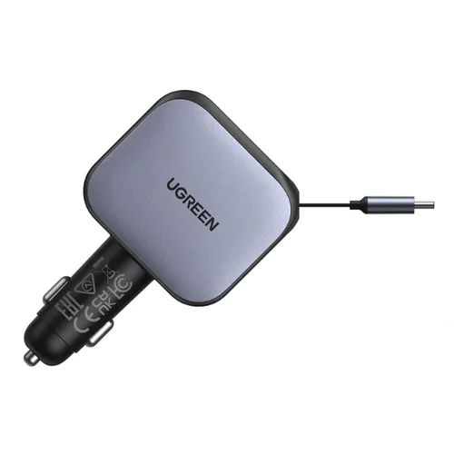 UGREEN 55910B Nexode 145W Retractable Car Charger – EC604