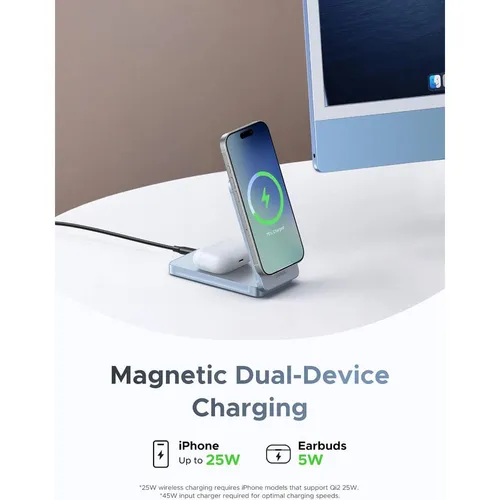 UGREEN 55963 25W 2-in-1 Magnetic Wireless Charger