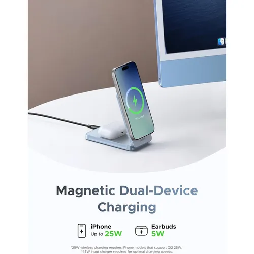 UGREEN 55963 25W 2-in-1 Magnetic Wireless Charger