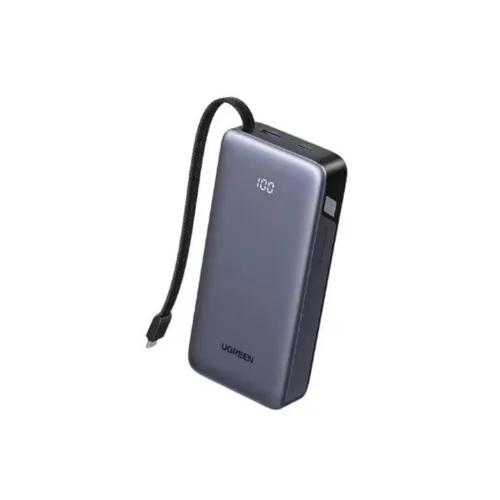 UGREEN 55988B Nexode 45W 20000mAh Power Bank with Built-in Cable