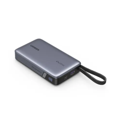 UGREEN 55996B 67W 20000mAh Power Bank with Built-in Type – C Cable