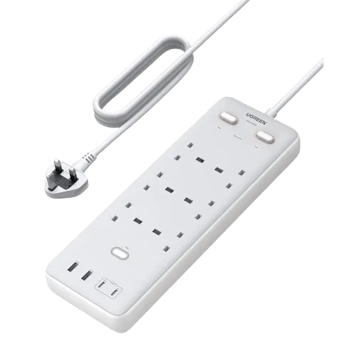 UGREEN 6 OUTLET 65W SURGE PROTECTOR - 35011