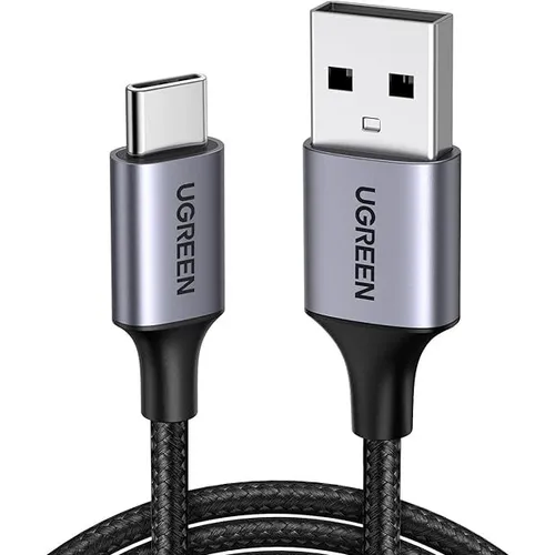 UGREEN 60124 0.25m USB-A 2.0 Male To USB Type C Male Cable Nickel Plating/Aluminum Shell/Braided