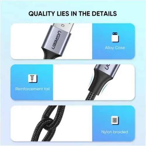 UGREEN 60126 USB-A to USB-C 1M Charging Cable