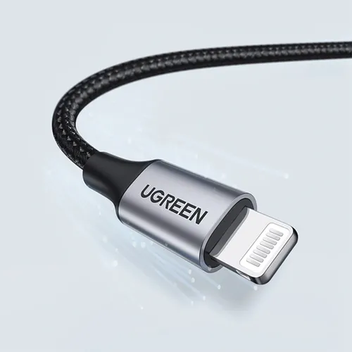 UGREEN 60158 MFi Certified 2.4A Nylon Braided USB to Lightning 2M Cable