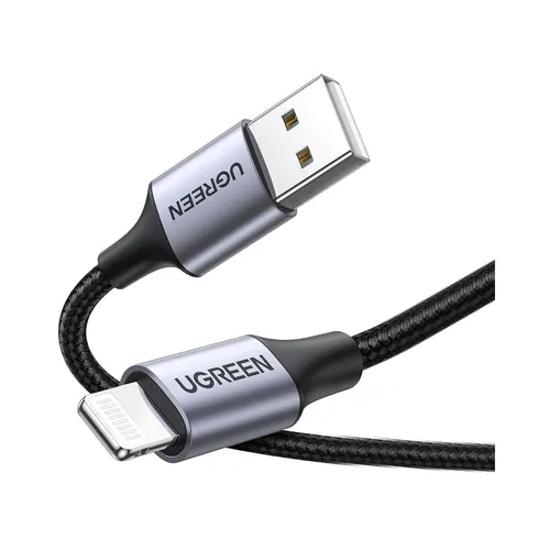 UGREEN 60158 MFi Certified 2.4A Nylon Braided USB to Lightning 2M Cable