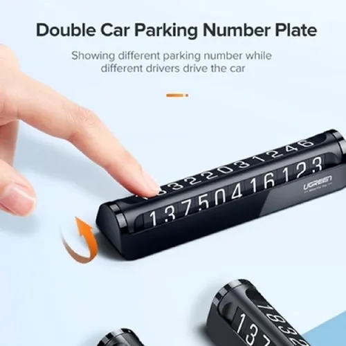 UGREEN 60326 Car Temporary Parking Card (Dual Numbers)